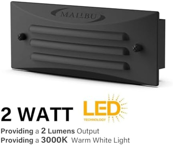 Deck Light Full Brick Low Voltage Landscape Lighting 12V Steps Lighting Led Outdoor Decorative Deck Steps Light Dual Light Pathway For Patio Outside Landscape Walkway Stair