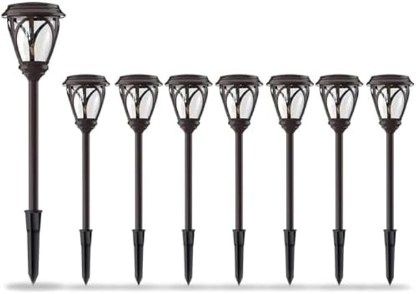 Kristi Collection Led Low Voltage Outdoor Path Lighting Garden Light Landscape Lighting Pathway Light 0.8W For Lawn Patio Yard Walkway Driveway 8Pk 8422-3103-08