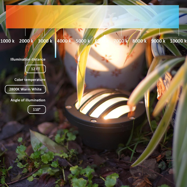 Malibu Low Voltage Landscape Lighting 4W Led In Ground Outdoor 12V Warm White Waterproof Well Lights 200 Lumen 2800K Black Finish With Connectors For Tree Light DrivewayGarden 4Pk Black 4Pk