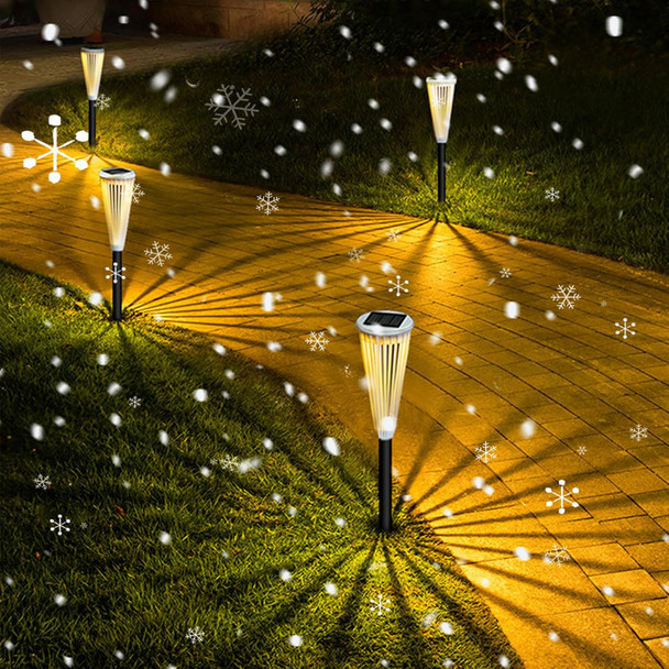 Solar Pathway Lights Outdoor 6 Pack Solar Powered Ground Light Waterproof Ip65 For Yard Garden Landscape Path Walkway Driveway Patio