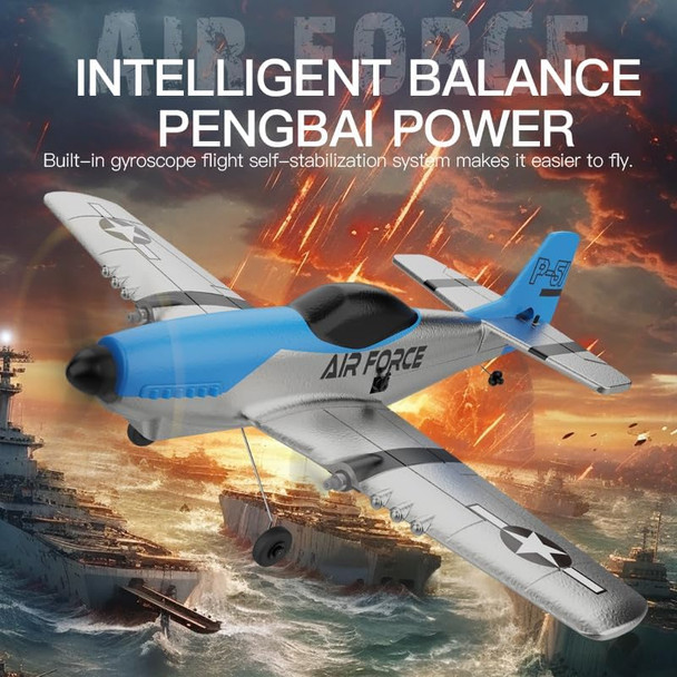 Remote Control AirplaneRc Airlane Ready To Fly3 Channels Rc Plane Built In 6-Axis GyroRemote Control Plane For Kids Boys Beginner
