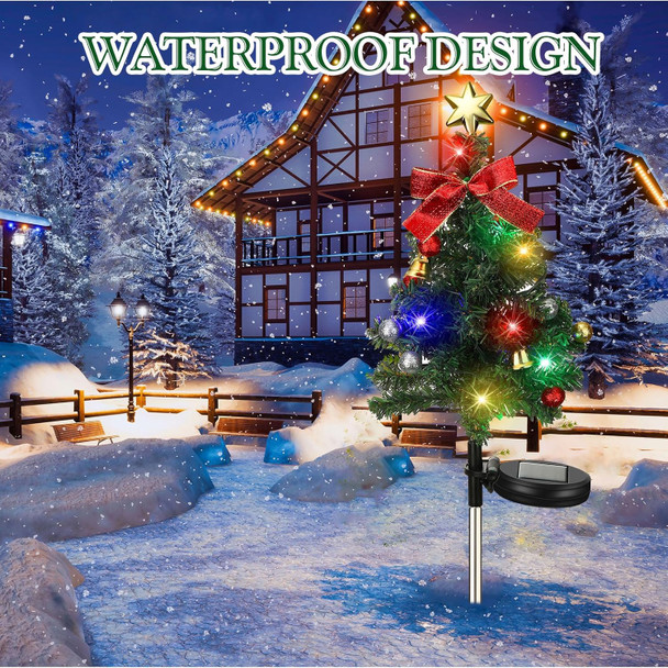 Vihose Solar Christmas Trees Lights Outdoor Christmas Decorations Garden Stake Lighted Yard Led Solar Stakes Trees For Pathway Lawn Patio Ornament(2 Pcs) Vihose Solar Christmas Trees Lights Outdoor Christmas Decorations Garden Stake Lighted Yard Led Solar Stakes Trees For Pathway Lawn Patio Ornament(2 Pcs)