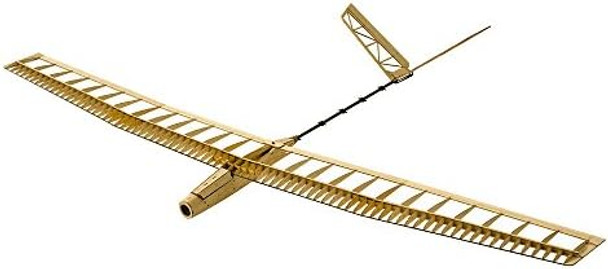 Rc Plane Kit Uzi Glider Plane 1.4M Laser Cutting Balsa Wood Sailplane Kit To Build Diy Electric Rc Glider Airplane For Outdoor Fly (Kit+Motor+Esc+Servos+Covering)