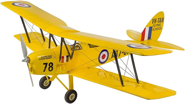 Scg39 Tiger Moth Blasa Wood Rc Plane 800Mm Wingspan Scale Model Airplane (Kit+Motor+Esc+Servos)