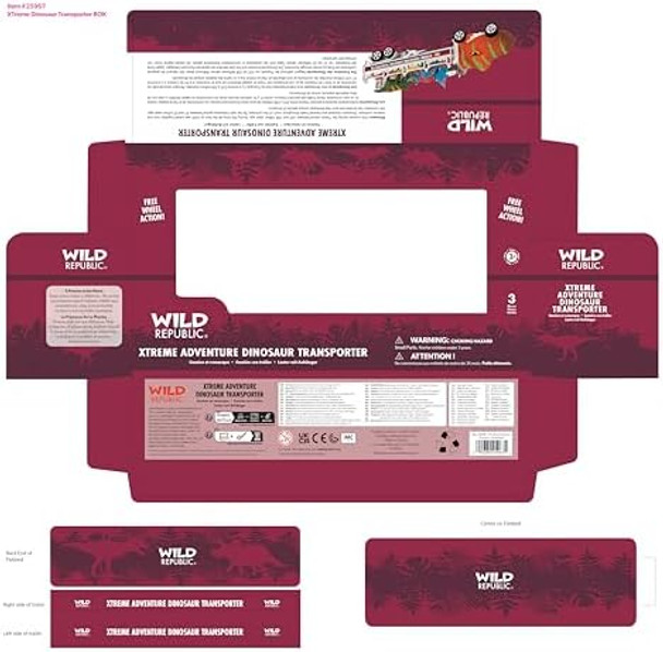 Wild Republic Transporters Dinosaur Truck Kids s Dinosaur Toy Xtreme Transport Wild Republic Transporters Dinosaur Truck Kids s Dinosaur Toy Xtreme Transport