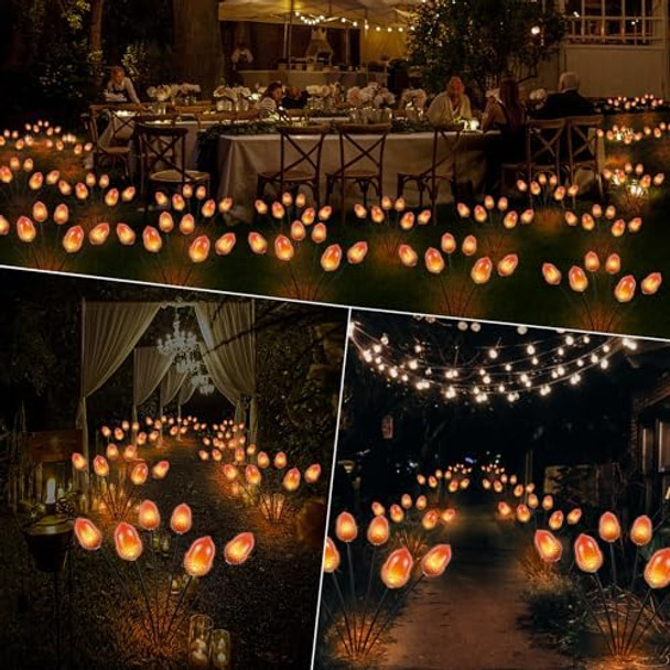 Thanksgiving Decorations Outdoor Solar Garden Lights12Led Artificial Big 3D Acorn Thanksgiving Lights Fall Decor Solar Fall Lights For Home Autumn Harvest Fall Party Decor2Packs Orange