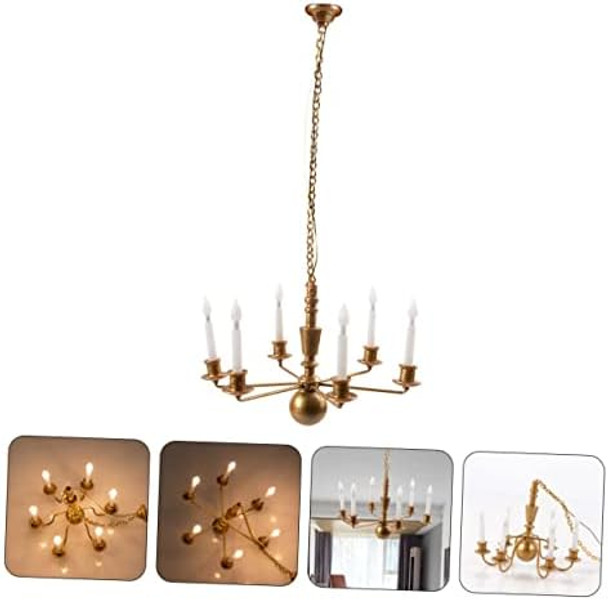 Mini Ceiling Lamp Model Micro Landscaping Light Adornment For Sand Table Diy Decorative Miniature Chandelier For Boy Girl Toy House Compact Easy Install Unique Scene Layout Prop Mini Ceiling Lamp Model Micro Landscaping Light Adornment For Sand Table Diy Decorative Miniature Chandelier For Boy Girl Toy House Compact Easy Install Unique Scene Layout Prop