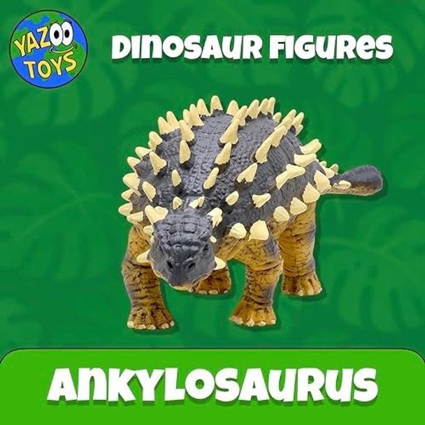 Realistic Ankylosaurus Dinosaur Figure - Hand-Painted Prehistoric Toy For Kids And Collectors - Durable Dinosaur Model For Educational Play And Decor