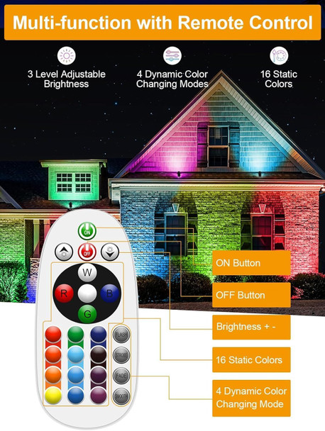 Zuckeo Outdoor Landscape Spotlights Rgb Color Changing Landscape Lights With Transformer And Wire All In One Kit Low Voltage Led Spot Lights (4Pack) Zuckeo Outdoor Landscape Spotlights Rgb Color Changing Landscape Lights With Transformer And Wire All In One Kit Low Voltage Led Spot Lights (4Pack)