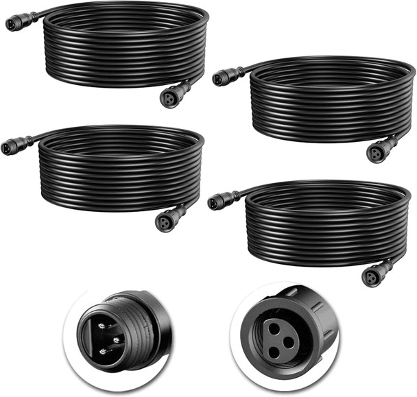 Zyan 2 Packs 6.5Ft Smart Landscape Spotlights Extension Cable Not Suitable For Zyan Solar Spotlights And Warm White Spotlights (13Ft) Zyan 2 Packs 6.5Ft Smart Landscape Spotlights Extension Cable Not Suitable For Zyan Solar Spotlights And Warm White Spotlights (13Ft)