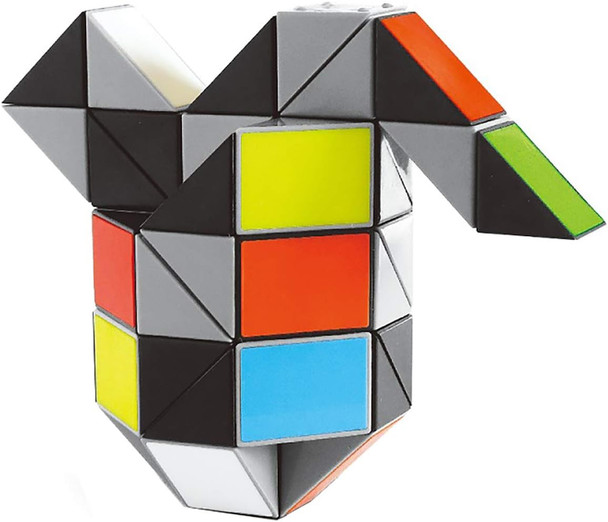 Ahyuan Larger Snake Cube Puzzle Fidget Sensory Toy Vivid Rainbow 8 Colors Magic Ruler Twist Cube Puzzle Games Brain Teaser Puzzles Top Anti-Anxiety Fidget Twisty Toys (48 Wedges) Ahyuan Larger Snake Cube Puzzle Fidget Sensory Toy Vivid Rainbow 8 Colors Magic Ruler Twist Cube Puzzle Games Brain Teaser Puzzles Top Anti-Anxiety Fidget Twisty Toys (48 Wedges)