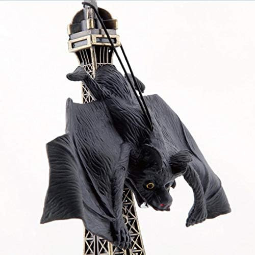 Akoak Very Ugly Rubber Bat, Halloween Decoration Prank Toy Simulation Hanging Bat,Pack Of 5