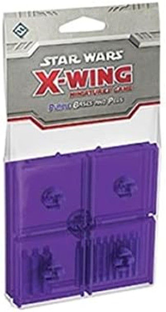 Atomic Mass Games Star Wars X-Wing 1St Edition Miniatures Game Purple Bases And Pegs - Customize Your Squadron Strategy Game For Kids & Adults, Ages 14+, 2 Players, 30-45 Minute Playtime, Made By Atomic Mass Games