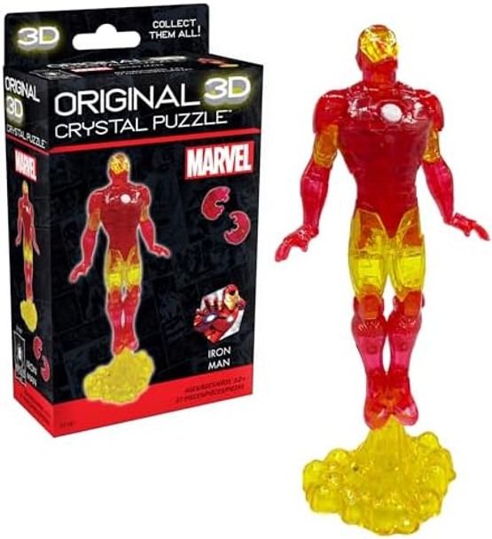 Bepuzzled, Marvel Iron Man Super Hero Original 3D Crystal Puzzle, Perfect For Puzzlers Ages 12 And Up, Challenging To Complete And Beautiful To Display, Collect Them All Bepuzzled, Marvel Iron Man Super Hero Original 3D Crystal Puzzle, Perfect For Puzzlers Ages 12 And Up, Challenging To Complete And Beautiful To Display, Collect Them All