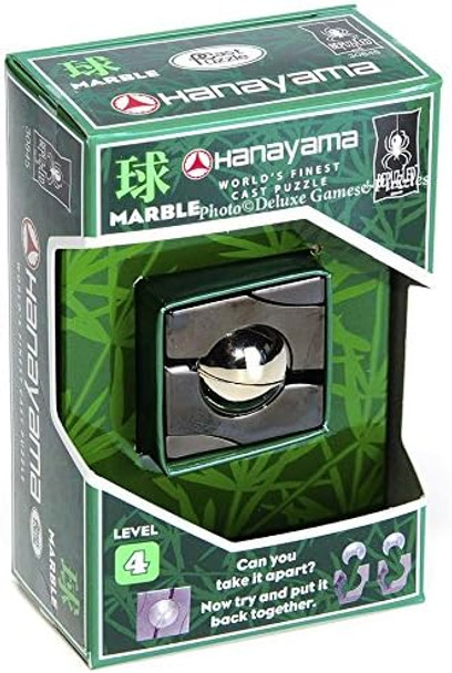 Bepuzzled Marble Hanayama Cast Metal Brain Teaser Puzzle