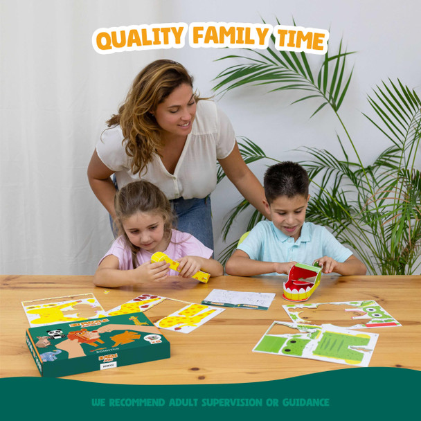 Bonnyco 3D Puzzles For Kids Toys Jungle Animals Pack 8 - Bonnyco 3D Puzzle Jigsaw 6-8 8-13, Educational Girl And Boy Toys, s For Kids Activity, Birthday s For Boys Rompecabezas 3-D Foam, Christmas