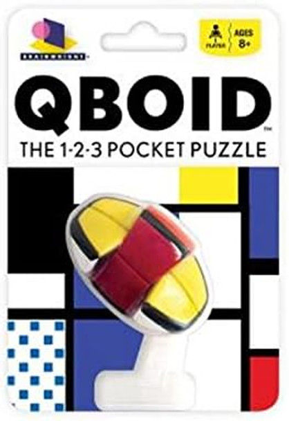Brainwright Qboid - The 1-2-3 Pocket Brain Teaser Fidget Puzzle