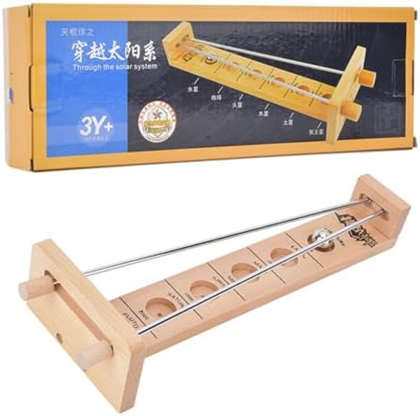 Chazcool Shoot The Moon Game, Steel Ball Rolling Game, Catch The Moon, Moon Ball Game Educational For Adult And Children