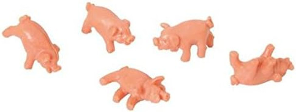 Chess And Games Shop Muba Piglet Dice - Roll Your Pigs - Throw The Pigs - Simple Funny Mini Game - Family, Party Board Game