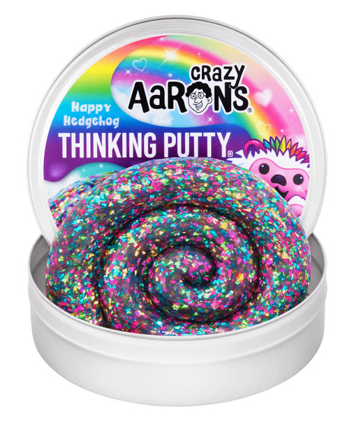 Crazy Aaron'S Thinking Putty® - Playful Puppy - Multi-Color Sensory Putty For Kids And Grown Ups In A 4" Tin - Creative And Endless Fun, Stress Relief Therapy Toys, Never Dries Out - Made In Usa