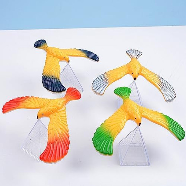 Ecuupas 4Pcs Balance Bird Gravity Bird With Pyramid Combination Physics Toy Physical Science Adults Office Desktop For Science Lovers Children And Teachers Of All Ages Ecuupas 4Pcs Balance Bird Gravity Bird With Pyramid Combination Physics Toy Physical Science Adults Office Desktop For Science Lovers Children And Teachers Of All Ages