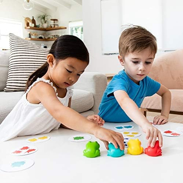 Educational Insights 1-2-3 Froggies Counting & Color Matching Game For Preschoolers And Toddler, For 2-4 Players, Fun Family Board Game For Kids Ages 3+