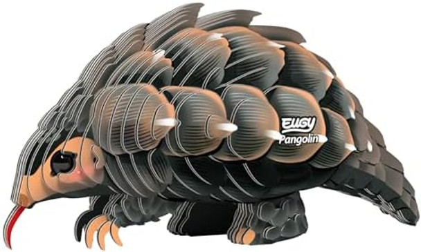 Eugy Pangolin 3D Puzzle - 30 Piece Eco-Friendly Educational Toy Puzzle For Boys, Girls & Kids Ages 6+ Eugy Pangolin 3D Puzzle - 30 Piece Eco-Friendly Educational Toy Puzzle For Boys, Girls & Kids Ages 6+