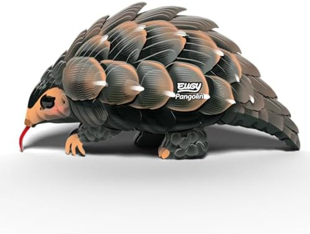 Eugy Pangolin 3D Puzzle - 30 Piece Eco-Friendly Educational Toy Puzzle For Boys, Girls & Kids Ages 6+ Eugy Pangolin 3D Puzzle - 30 Piece Eco-Friendly Educational Toy Puzzle For Boys, Girls & Kids Ages 6+