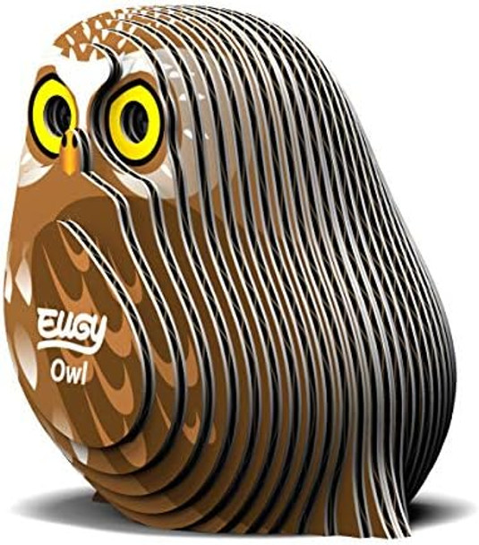 Eugy Owl 3D Puzzle, 24 Piece Eco-Friendly Educational Toy Puzzles For Boys, Girls & Kids Ages 6+ Eugy Owl 3D Puzzle, 24 Piece Eco-Friendly Educational Toy Puzzles For Boys, Girls & Kids Ages 6+