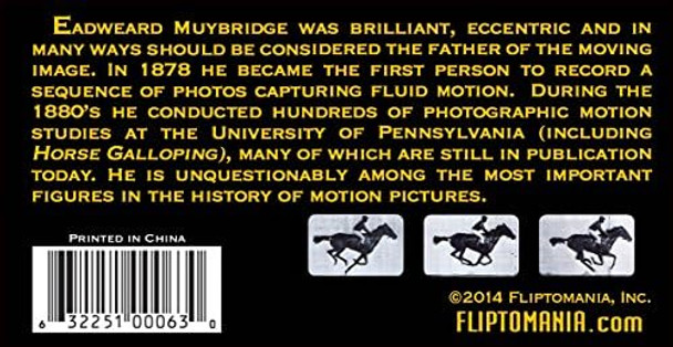 Fliptomania Muybridge Early Photography Flipbook 3-Pack: Horse, Cat, Elephant