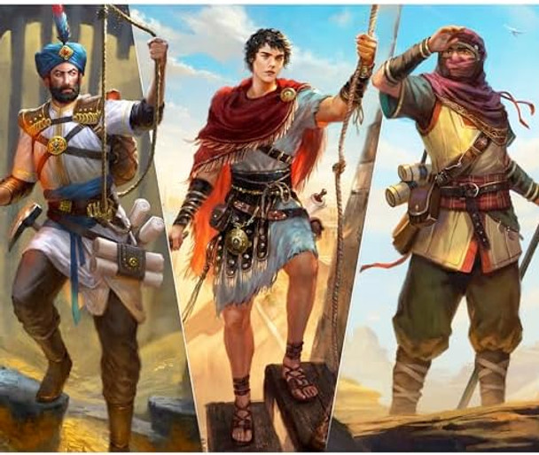 Funforge Monumental Duel - Espionage - Civilization Deck-Building Board Game, Strategy Game, Combine Or Standalone, Ages 10+, 2 Players, 60-90 Min