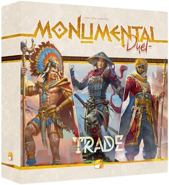 Funforge Monumental Duel - Trade - Civilization Deck-Building Board Game, Strategy Game, Combine Or Standalone, Ages 10+, 2 Players, 60-90 Min