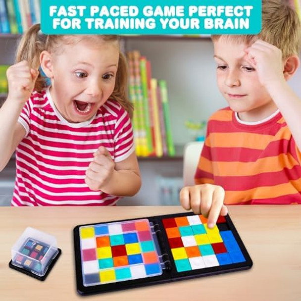Gamie Magic Block Puzzle Game - High-Intensity 2 Player Family Game Night - A Magic Block Fun Of Fast Thinking - Brain Teaser For Adults And Kids 3 And Up Gamie Magic Block Puzzle Game - High-Intensity 2 Player Family Game Night - A Magic Block Fun Of Fast Thinking - Brain Teaser For Adults And Kids 3 And Up