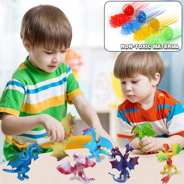 Gidgod 12Piece Dinosaur Model Realistic Flying Dragon Box Toy, 4 Inch Sci-Fi Game Monster Triceratops Pterodactyl Party s Boys Hobbyist Prize Gidgod 12Piece Dinosaur Model Realistic Flying Dragon Box Toy, 4 Inch Sci-Fi Game Monster Triceratops Pterodactyl Party s Boys Hobbyist Prize