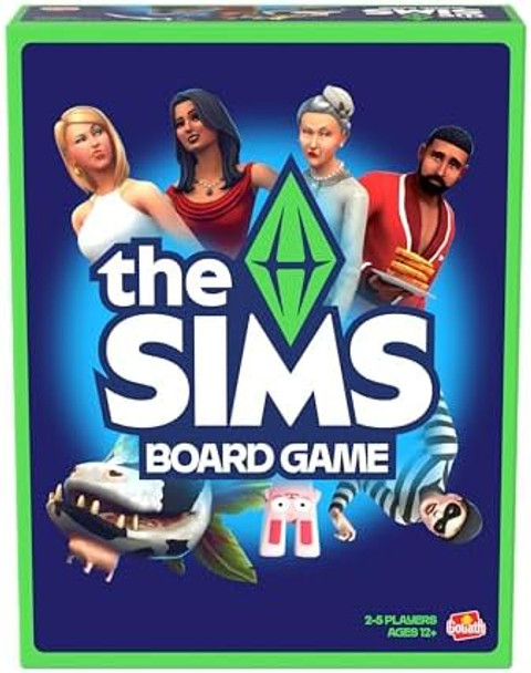 Goliath The Sims Board Game Family Strategy Game Craft Your Story, Collect Matching Simbols 2-5 Players, Ages 12+