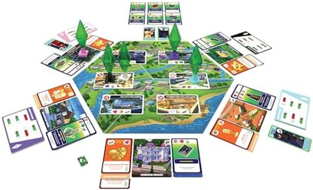 Goliath The Sims Board Game Family Strategy Game Craft Your Story, Collect Matching Simbols 2-5 Players, Ages 12+