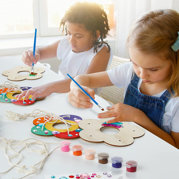 Gooidea Kids Arts And Crafts Bird Feeders For Outside, 2-Pack Diy Wooden Paint Kits Outdoor Toys For Boys & Girls Age 3-5 4-8 8-12