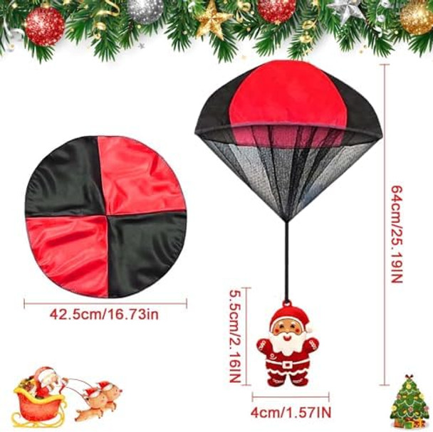 H-Style H-Style Parachute Toys - 4Pcs Christmas Parachute Toys, Santas, Reindeer, Snowmen & Xmas Tree, Stocking Stuffers For Kids H-Style H-Style Parachute Toys - 4Pcs Christmas Parachute Toys, Santas, Reindeer, Snowmen & Xmas Tree, Stocking Stuffers For Kids