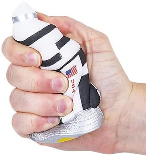 Happy Deals Space Squeeze Stress Toys Pack Of 3 Space Shuttle Astronaut Rocket Set - 4.5-5 Inches By Happy Deals
