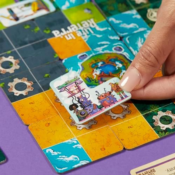 Hasbro Gaming Life In Reterra Moonrise Expansion Ages 10+ 2-4 Players 35 Mins. Strategy Board Games For Adults And Families Life In Reterra Game Required