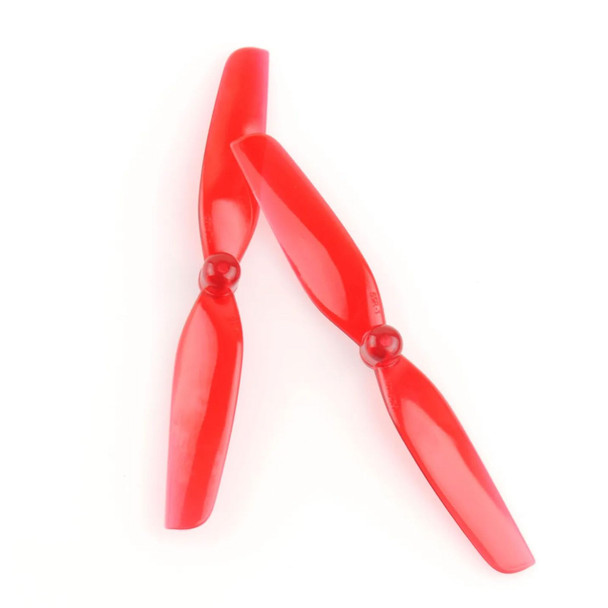Hqprop 20Pcs Hqprop 65Mm Propeller Set 1.5Mm Shaft (10X Cw / 10X Ccw) (Transparent Blue)