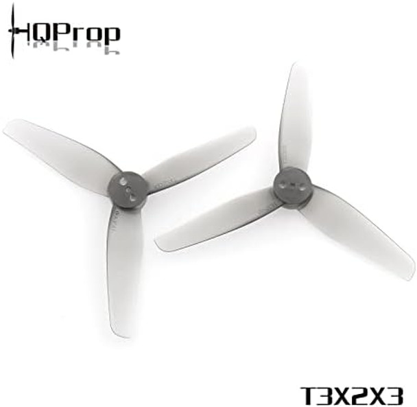Hqprop 16Pcs Smoother Better Flying Experience T3X2X3 3” Fpv Props Higher Efficiency Tri-Blade Propellers Poly Carbonate 1.5Mm Shaft For Lighter style Quads Rc Accessories Quadcopter Spare Parts