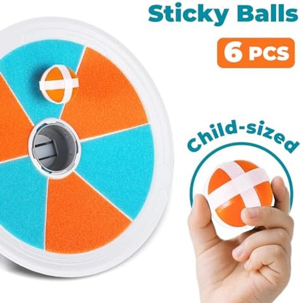 Iplay, Ilearn Pop Stick Ball Game Outdoor Toys For Kids, Toss Chase Launching Ball Sports Game For Child Boys, Outside Yard Fun Family Activity, Cool Brithday s For 3 4 5 6 7 8-12 Year Old Girls
