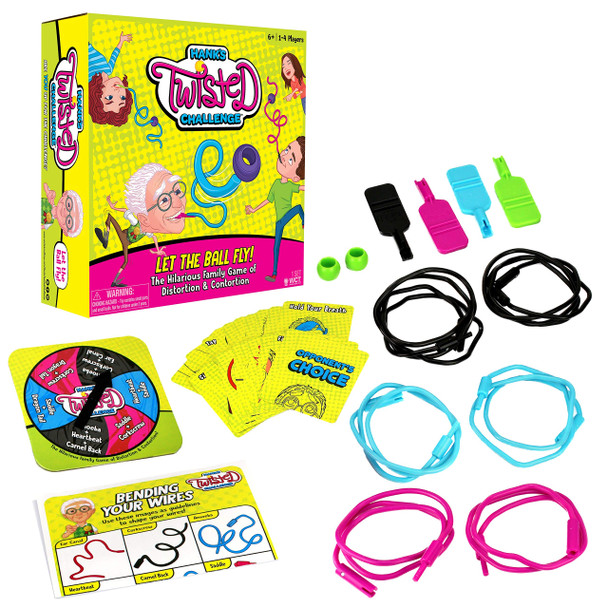 Jazwares Hank'S Twisted Challenge Family Fun Game – Bend And Twist, Get The Ball Through The Maze To Win