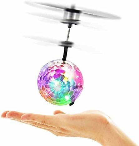 Jietengfei Flying Ball Rc Toys For Children Goo Play For Child Ball Helicopter s For Child Built-In-Shinning Led Disco Light Induction Ball Children Play Indoor And Outdoor s For Boy Girl…