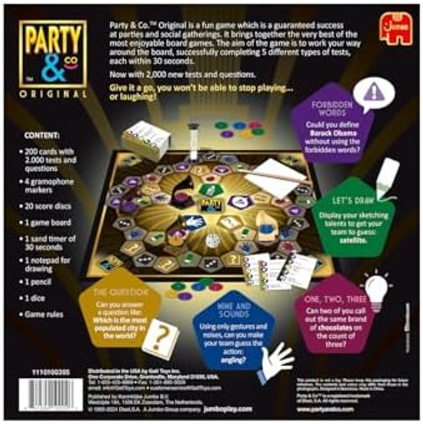 Jumbo Party & Co. Original Board Game - Fun Multi-Challenge Game For 14+ Years, Multiplayer Family Entertainment.