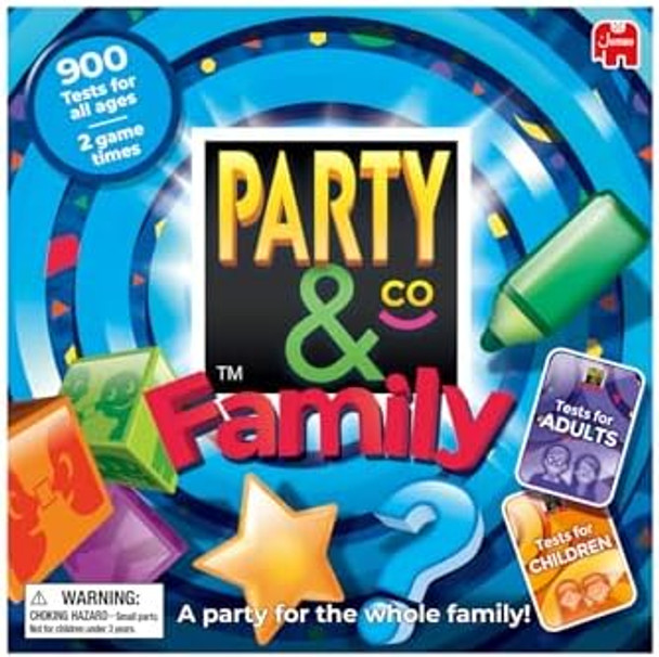 Jumbo Party & Co. Family Board Game - Fun Multi-Challenge Game For 8+ Years, Multiplayer Family Entertainment.