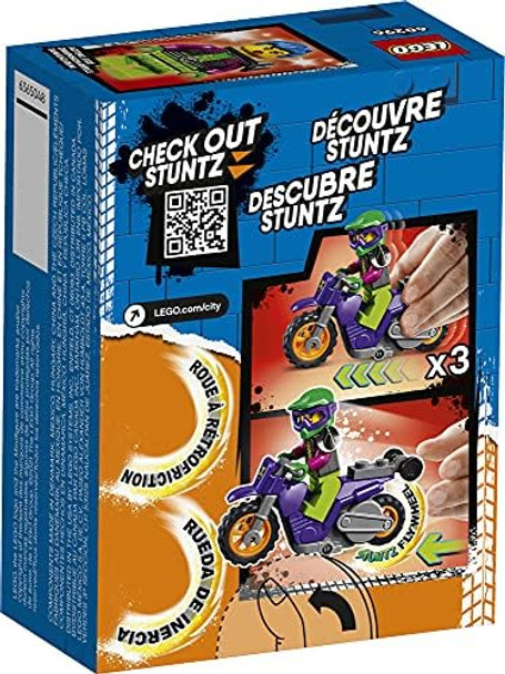 Lego City Wheelie Stunt Bike 60296 Building Kit (14 Pieces)