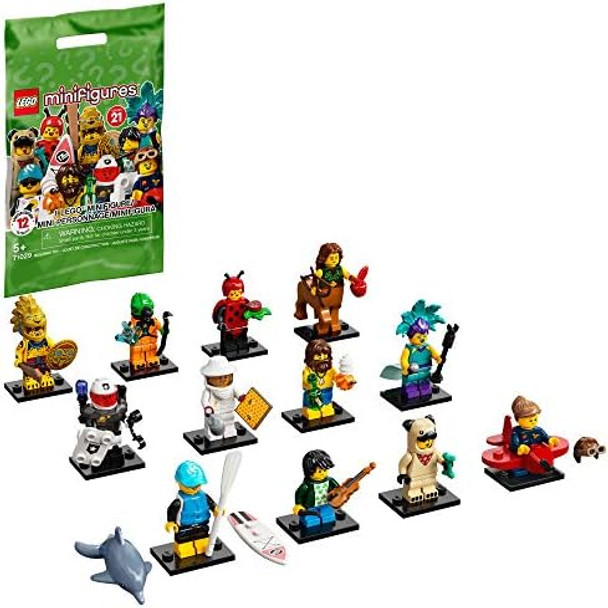 Lego Minifigures Series 21 71029 Limited Edition Collectible Building Kit, (1 Of 12 To Collect)