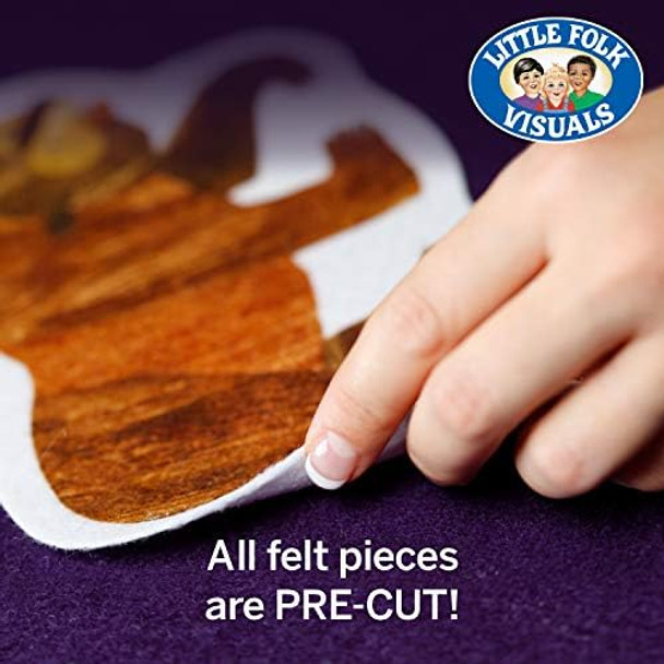 Little Folk Visuals Old Lady Who Swallowed A Fly Precut Flannel/Felt Board Figures, 9 Pieces Set Little Folk Visuals Old Lady Who Swallowed A Fly Precut Flannel/Felt Board Figures, 9 Pieces Set